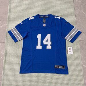 NFL Amon Rasan ST Brown Detroit Lions Nike Dri Fit #14 Blue Jersey
